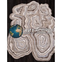 Турецкий ковер Safir 00841 Серый-коричневый